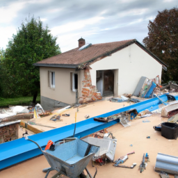 Extension de maison avec véranda-salle à manger Chateaurenard